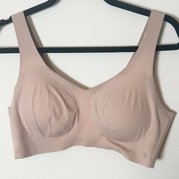 Honeylove V Neck Bra Sand Tan Beige Large - Picture 3 of 7